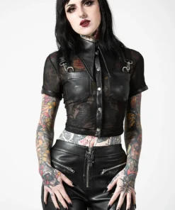 Ladies Killstar Dark Halo Crop Shirt