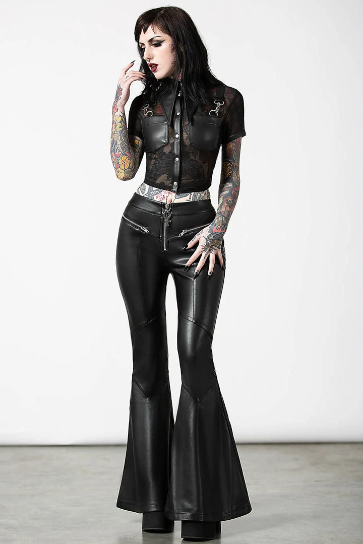 Ladies Killstar Dark Halo Crop Shirt 5 Ladies Killstar Dark Halo Crop Shirt