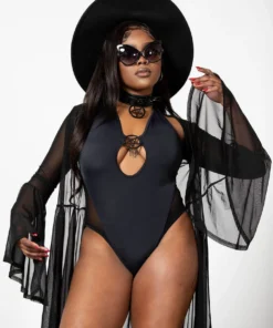 Ladies Killstar Dark Lyfe Swimsuit 24 Ladies Killstar Dark Lyfe Swimsuit