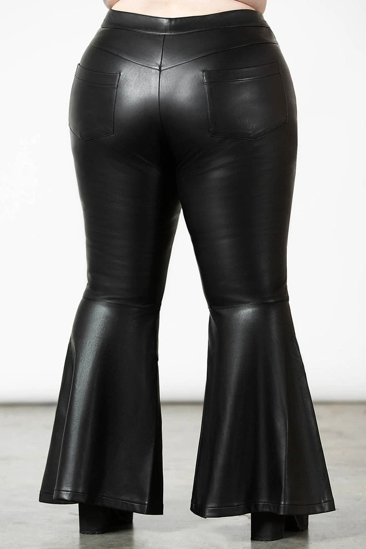 Killstar Dark Nebula Flared Trousers Ladies 14 Killstar Dark Nebula Flared Trousers Ladies