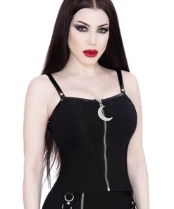 Killstar Darklands Zip Top Ladies