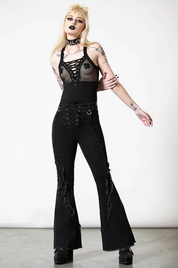 Killstar Dasia Bell Bottoms 3 Killstar Dasia Bell Bottoms
