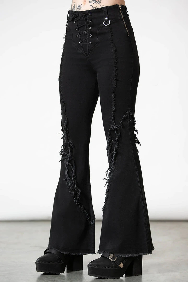 Killstar Dasia Bell Bottoms 4 Killstar Dasia Bell Bottoms