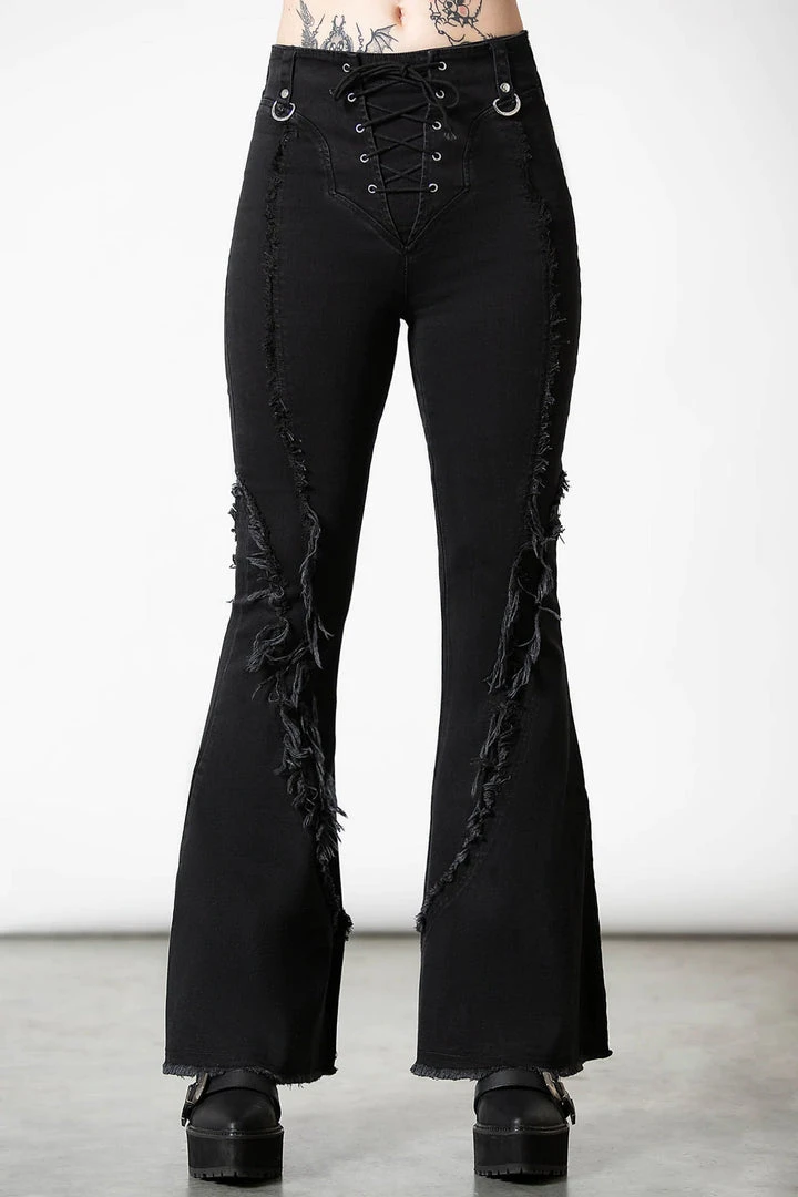 Killstar Dasia Bell Bottoms 5 Killstar Dasia Bell Bottoms