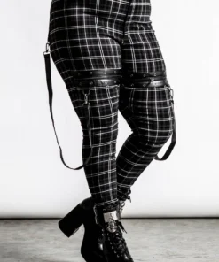 Ladies Killstar Dead Resistance Skinny Trousers Ash Tartan 13 Ladies Killstar Dead Resistance Skinny Trousers Ash Tartan