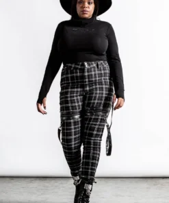 Ladies Killstar Dead Resistance Skinny Trousers Ash Tartan 15 Ladies Killstar Dead Resistance Skinny Trousers Ash Tartan