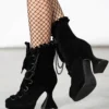 Killstar Deadly Twin Boots Ladies