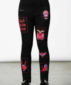 Killstar Dealer Patched Jeans Ladies