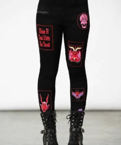 Killstar Dealer Patched Jeans Ladies 16 Killstar Dealer Patched Jeans Ladies