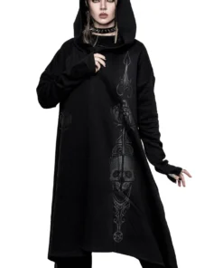 Killstar Death Ray Hood Jacket Ladies 12 Killstar Death Ray Hood Jacket Ladies