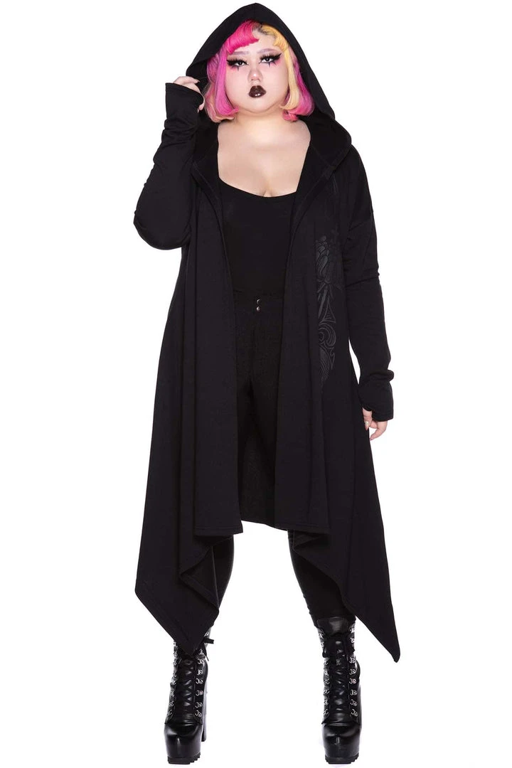 Killstar Death Ray Hood Jacket Ladies 3 Killstar Death Ray Hood Jacket Ladies