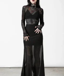 Killstar Death Star Maxi Skirt Ladies