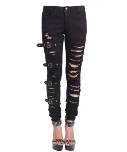 Devil Fashion Mercy Ripped Jeans Ladies