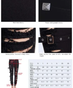 Devil Fashion Mercy Ripped Jeans Ladies