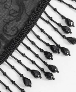 Ladies Devil Fashion Yara Velvet Embossed Mesh Top 25 Ladies Devil Fashion Yara Velvet Embossed Mesh Top