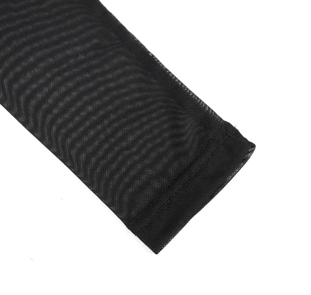 Ladies Devil Fashion Yara Velvet Embossed Mesh Top 11 Ladies Devil Fashion Yara Velvet Embossed Mesh Top