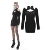 Ladies Dark In Love Enid Cold Shoulder Dress
