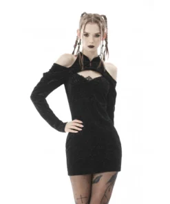 Ladies Dark In Love Enid Cold Shoulder Dress 21 Ladies Dark In Love Enid Cold Shoulder Dress