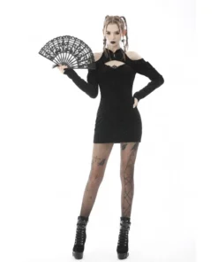 Ladies Dark In Love Enid Cold Shoulder Dress 22 Ladies Dark In Love Enid Cold Shoulder Dress