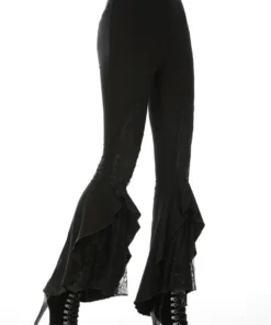Ladies Dark In Love Quinn Flared Leggings