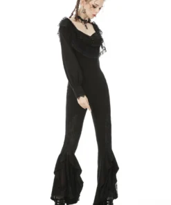 Ladies Dark In Love Quinn Flared Leggings