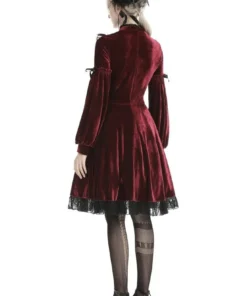 Dark In Love Scarlett Cross Velvet Dress 17 Dark In Love Scarlett Cross Velvet Dress