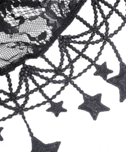 Dark In Love Star Cat Velvet Hooded Cape Ladies