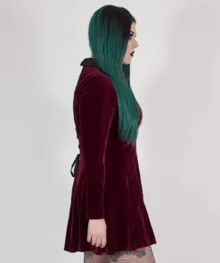 Punk Rave Patti Dress Burgundy 13 Punk Rave Patti Dress Burgundy