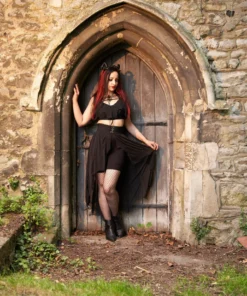 Necessary Evil Camazotz Mesh Bat Wing Effect Train Belt Accessories