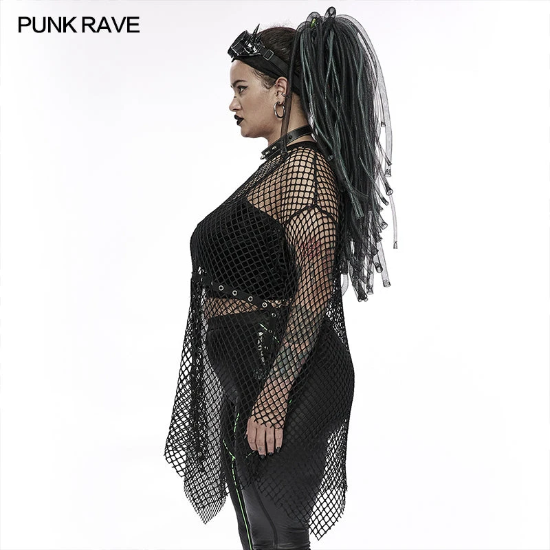 New Arrivals Punk Rave Harlow Mesh Top 8 New Arrivals Punk Rave Harlow Mesh Top