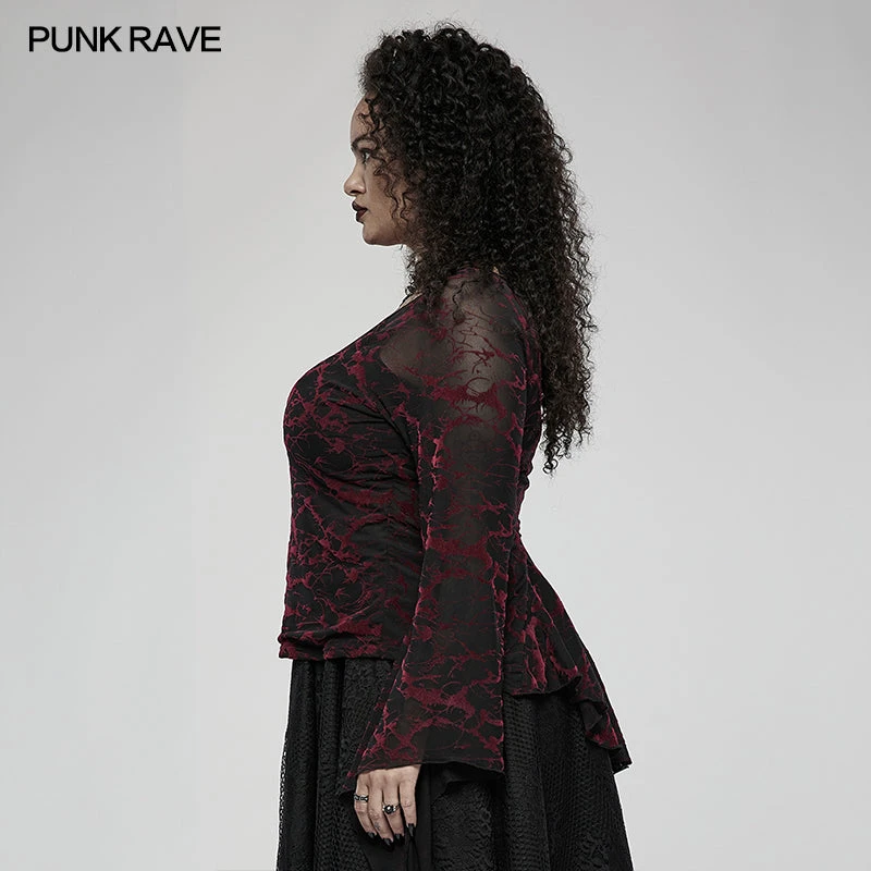 Punk Rave Blazed Mesh Top 4 Punk Rave Blazed Mesh Top