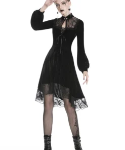 Dark In Love Titania Velvet Dress Ladies