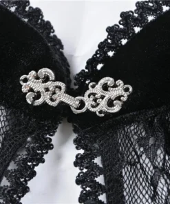 Dark In Love Titania Velvet Dress Ladies