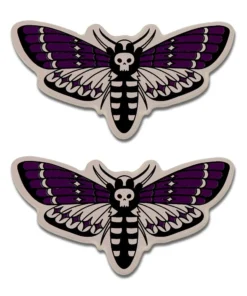 Ladies Hot Chocolate Design Chocolaticas Death Moth Women's Mary Jane Flat