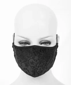 Accessories Devil Fashion Brocade Face Mask With Filter