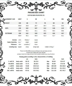 Dark In Love Hollow Thigh Trousers Ladies