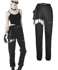 Dark In Love Hollow Thigh Trousers Ladies