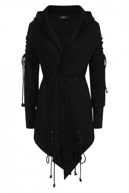 Banned Apparel Ladies Banned Draconia Tie Hoodie 3 Banned Apparel Ladies Banned Draconia Tie Hoodie