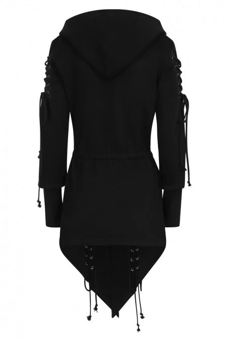 Banned Apparel Ladies Banned Draconia Tie Hoodie 4 Banned Apparel Ladies Banned Draconia Tie Hoodie