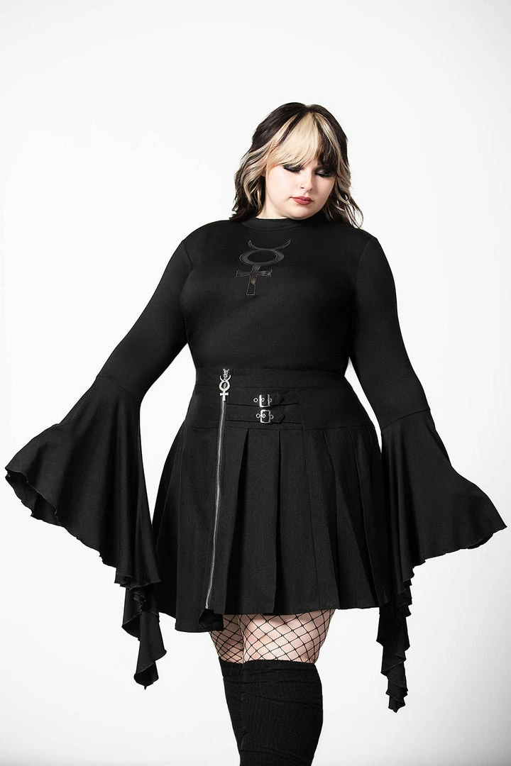 Killstar Elemental Eclipse Crop Top Ladies 4 Killstar Elemental Eclipse Crop Top Ladies