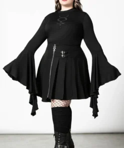 Killstar Elemental Eclipse Crop Top Ladies 18 Killstar Elemental Eclipse Crop Top Ladies