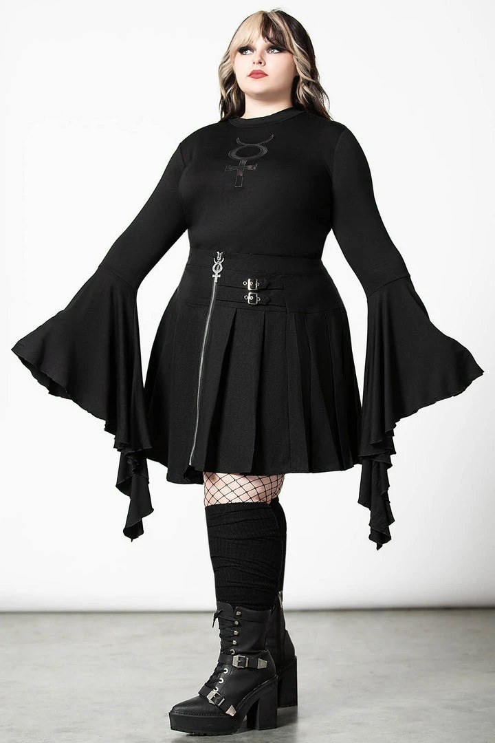 Killstar Elemental Eclipse Crop Top Ladies 10 Killstar Elemental Eclipse Crop Top Ladies