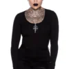 Killstar Elvina Long Sleeve Top Ladies