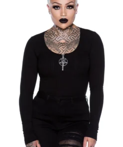 Killstar Elvina Long Sleeve Top Ladies