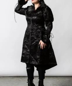 Ladies Killstar Evarose Brocade Coat