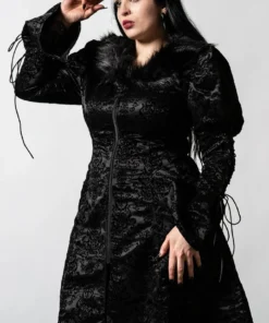 Ladies Killstar Evarose Brocade Coat