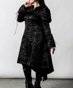 Ladies Killstar Evarose Brocade Coat