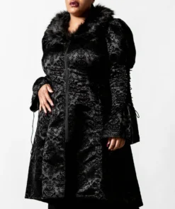 Ladies Killstar Evarose Brocade Coat