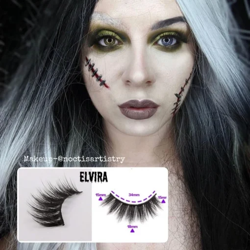 Radioactive Unicorn Elvira Lashes