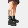 Koi Footwear Koi Epoine Chunky Stomper Chain Boots Ladies